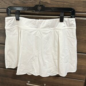 White “Love Tree” Tennis Skirt